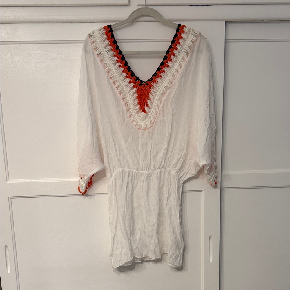 Cupshe Crochet Trim Coverup